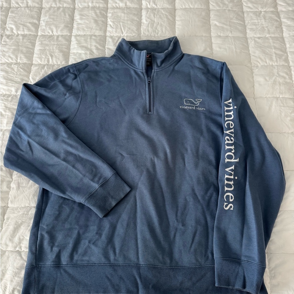 Vineyard Vines Men's Navy Zip-Up Sweater